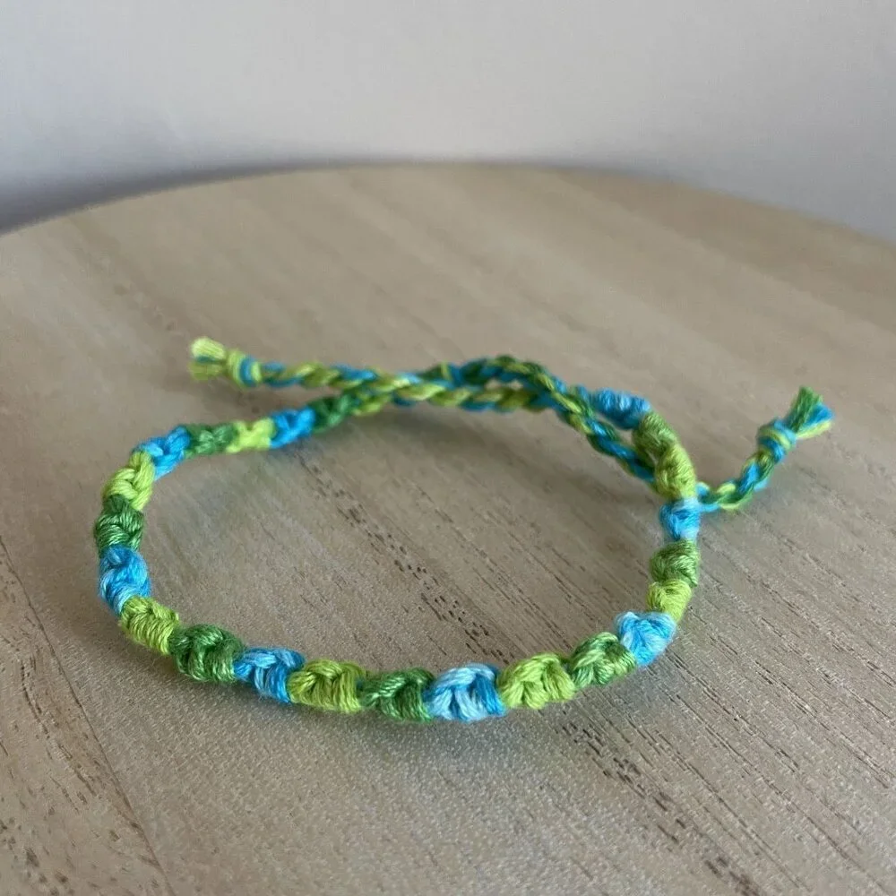 Esperanza‎ Bracelet, anklet, trendy, comfortable, tie, embroidery thread, woven,